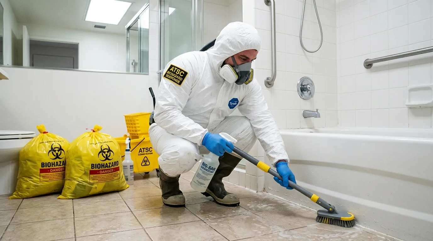 Decontamination equipment deployed for Blood Cleanup in Belle Harbor